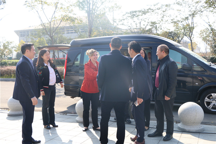 Surrey School District delegation visiting the campus